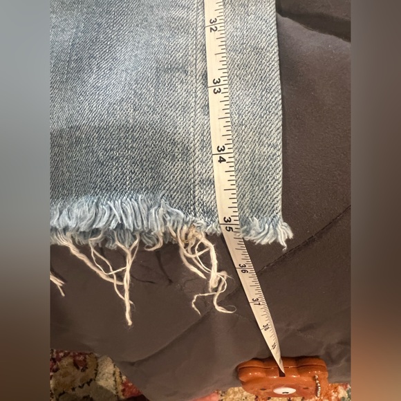 Sam Edelman Blue Wide Leg Crop Jeans size 32 - Picture 8 of 9